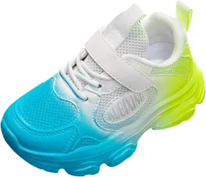 2025 Girls Casual Shoes Comfortable Soft Sole Sport Sneakers Breathable Mesh Non-Slip Walking Footwear Summer Cute Kids Loafer Shoe Indoor/Outdoo Fashion Lace Up Run Vacation Slippers