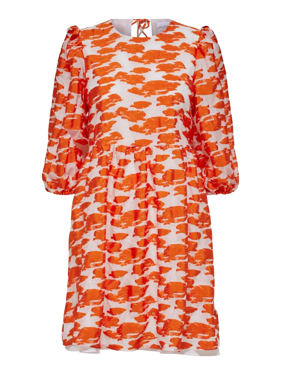 Abrielle 3/4 Short Dress - Orangeade
