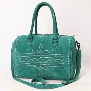 AD Boot Stitch Speedy Leather Bag