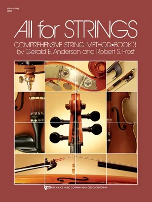 ALL FOR STRINGS BOOK 3-STRING BASS