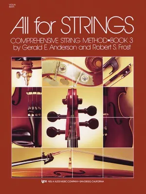 ALL FOR STRINGS BOOK 3-VIOLIN