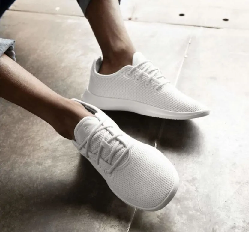 Allbirds Tree Runners - CLASSICS: Chalk (White Sole)
