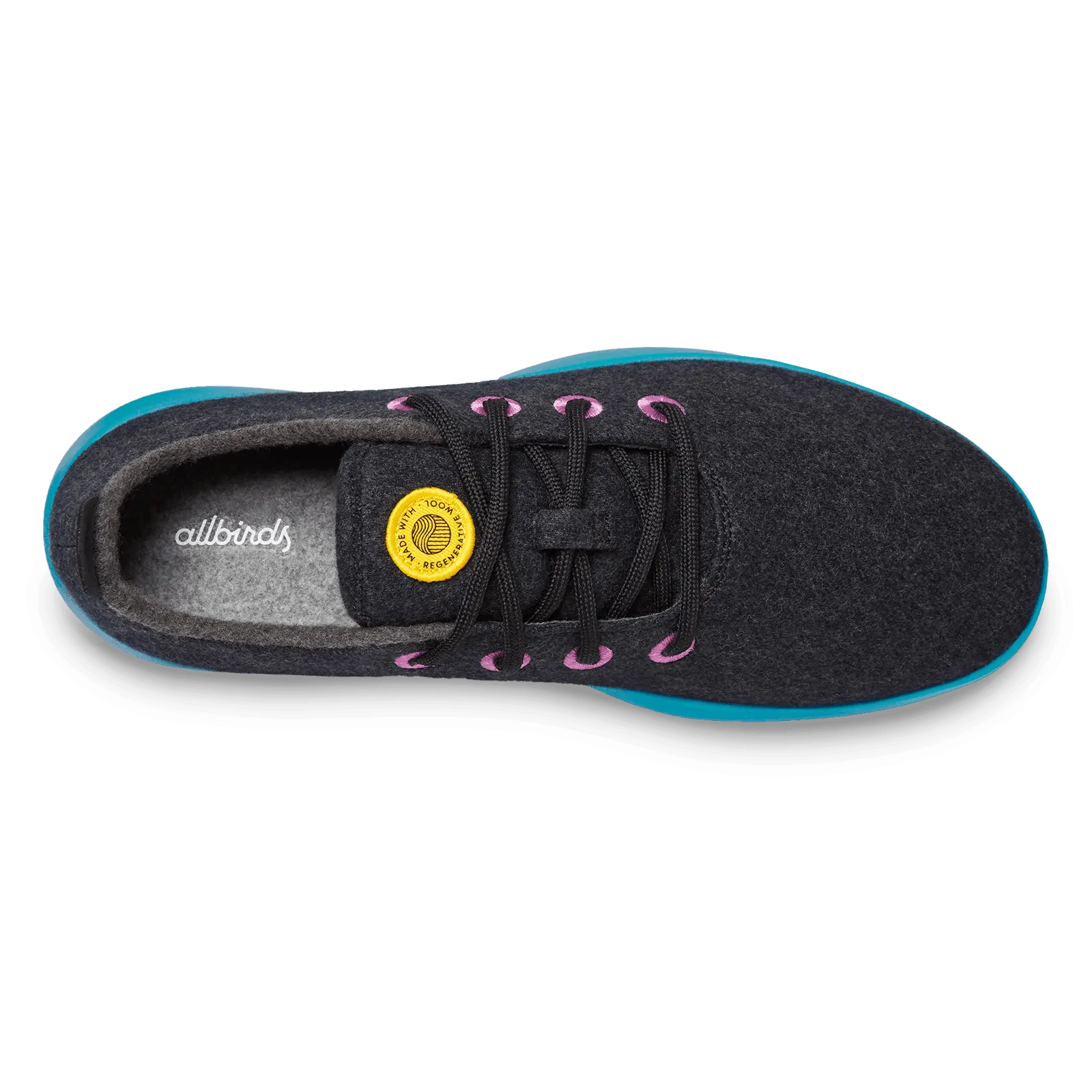 Allbirds Wool Runners - Limited Edition - Natural Black (Tribe Teal)