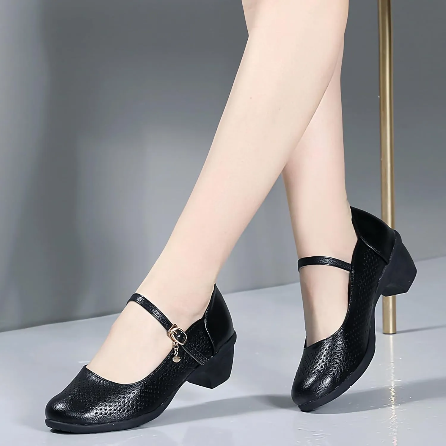 AOQUNFS Womens Dance Sneakers Ballroom Modern Salsa Latin Jazz Practice Dance Shoes,Model CCZ-217