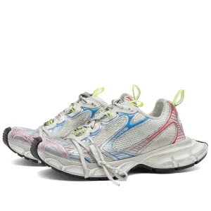 Balenciaga 3Xl Sneakers, White, Red & Blue