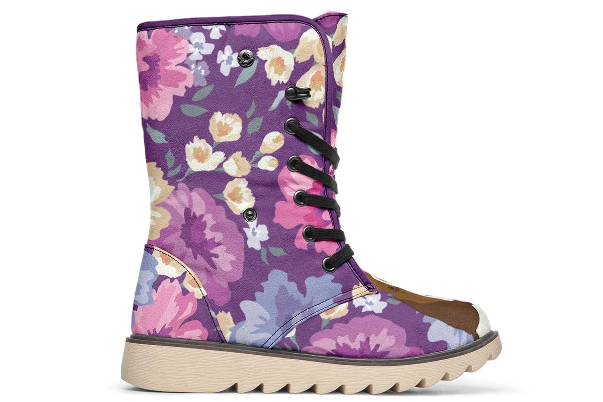 Basset Hound Dog Portrait Polar Vibe Boots