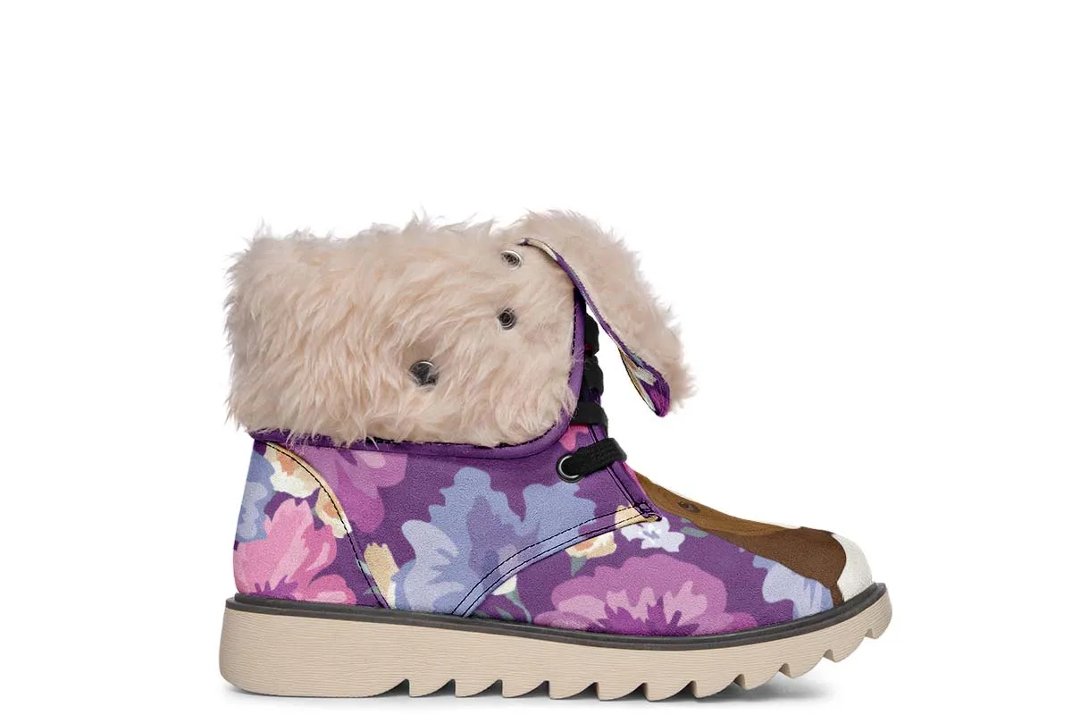 Basset Hound Dog Portrait Polar Vibe Boots