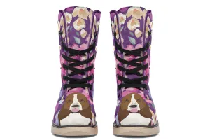 Basset Hound Dog Portrait Polar Vibe Boots