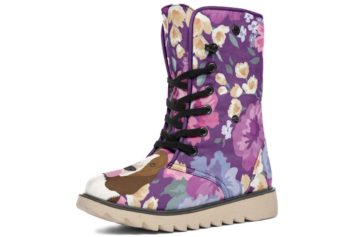 Basset Hound Dog Portrait Polar Vibe Boots