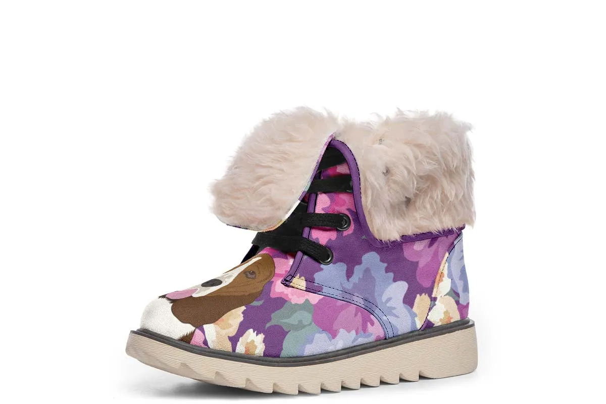 Basset Hound Dog Portrait Polar Vibe Boots