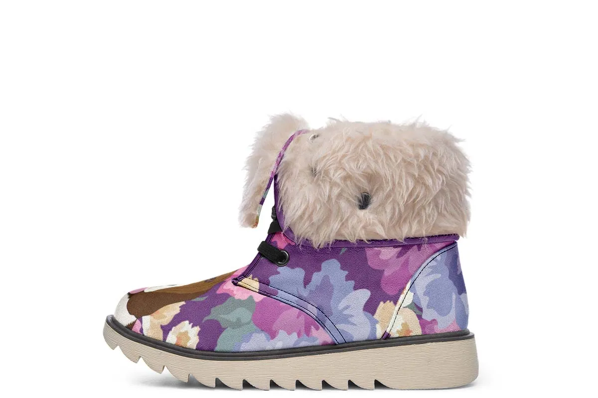 Basset Hound Dog Portrait Polar Vibe Boots