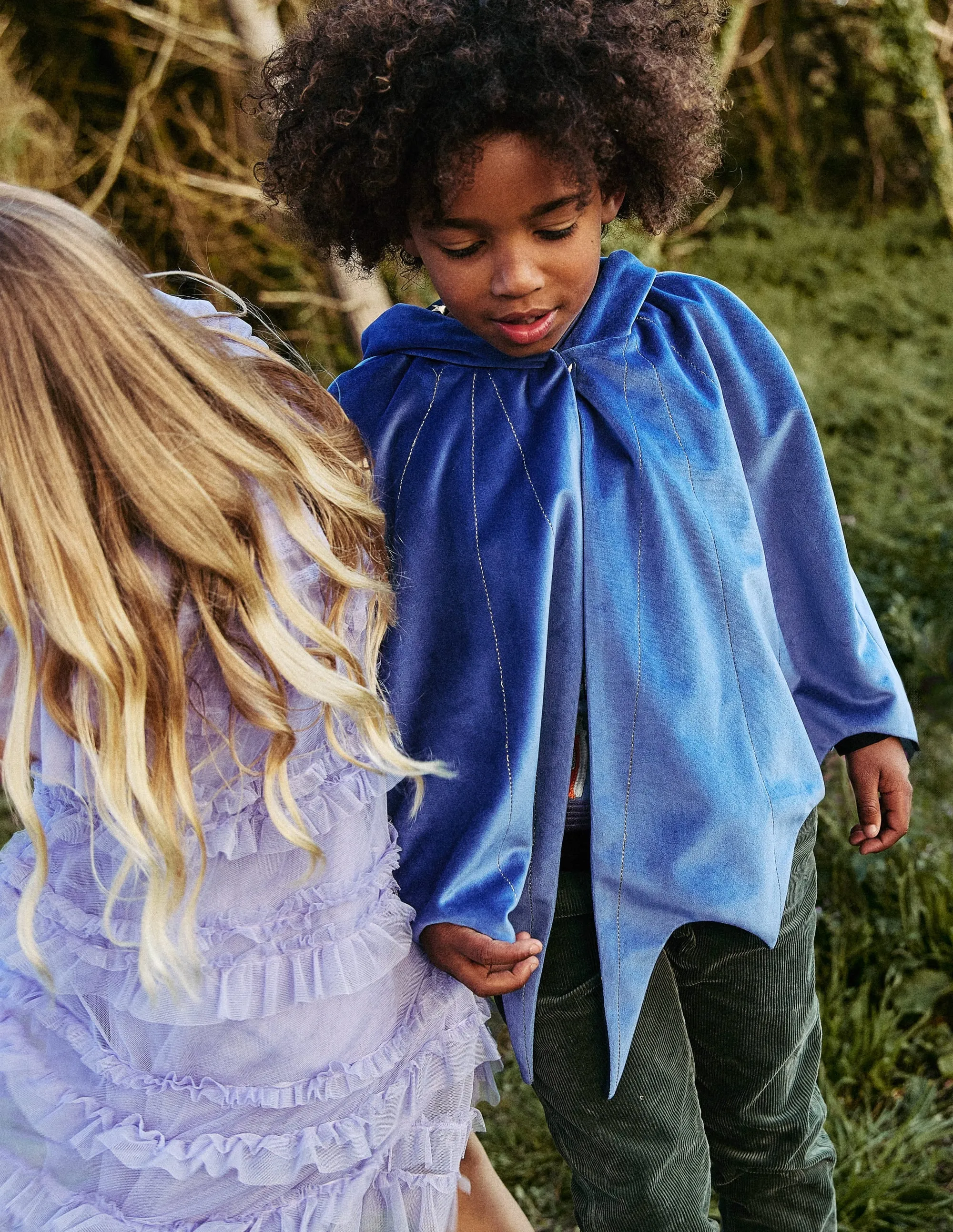Bat Fancy Dress Cape-Starboard Blue Bat