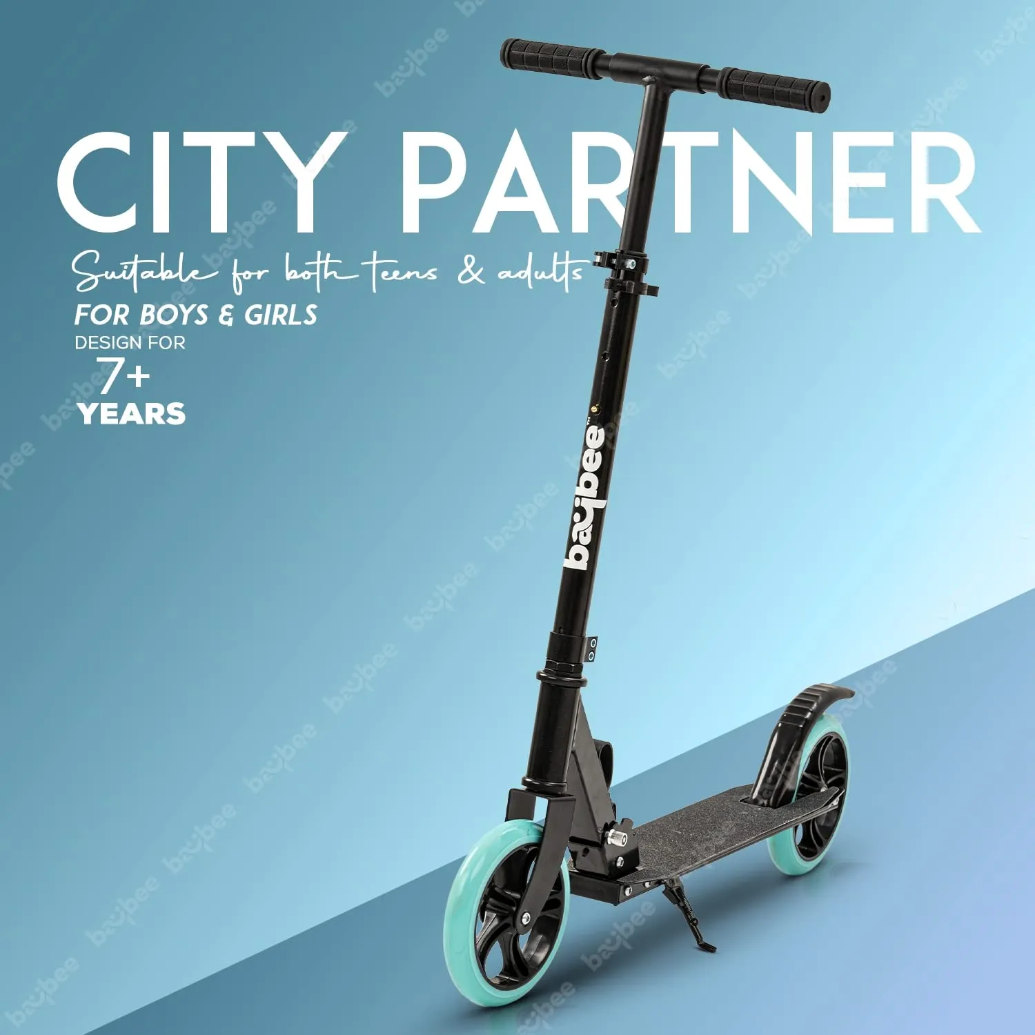 Baybee City Partner 2 Wheel Smart Kids Scooter for Kids & Adults