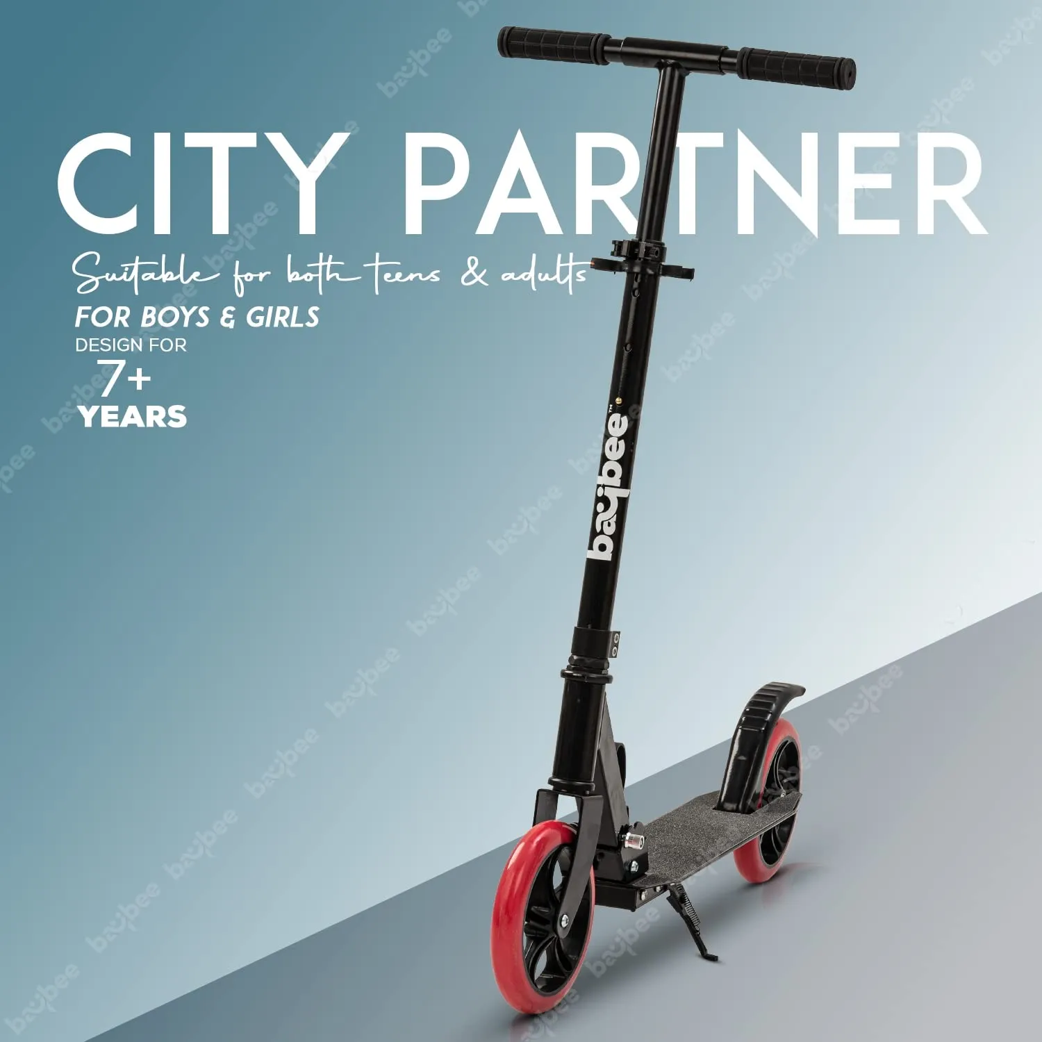 Baybee City Partner 2 Wheel Smart Kids Scooter for Kids & Adults