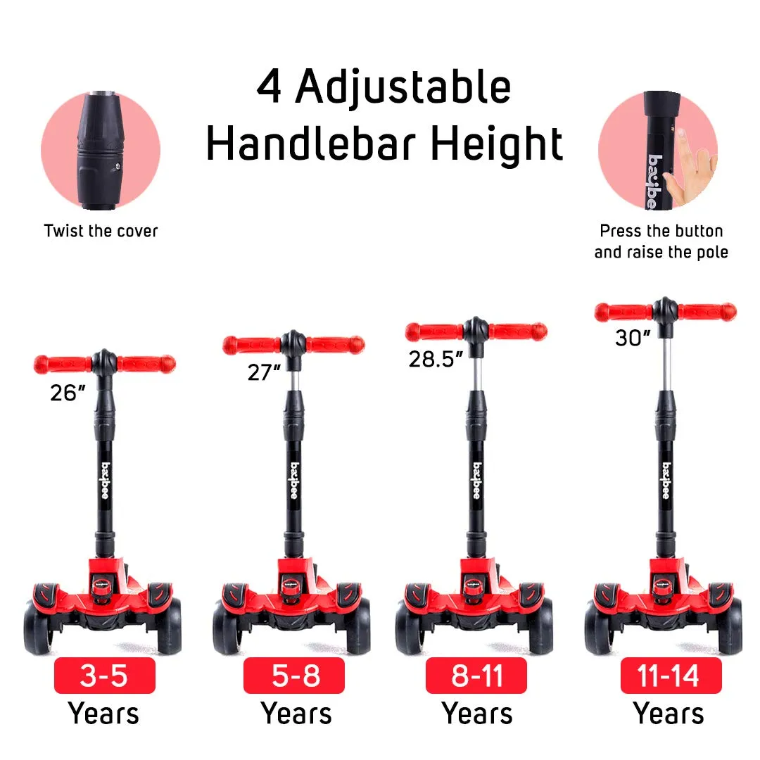 Baybee Penta 3 Wheel Kids Scooter Smart Kick Scooter