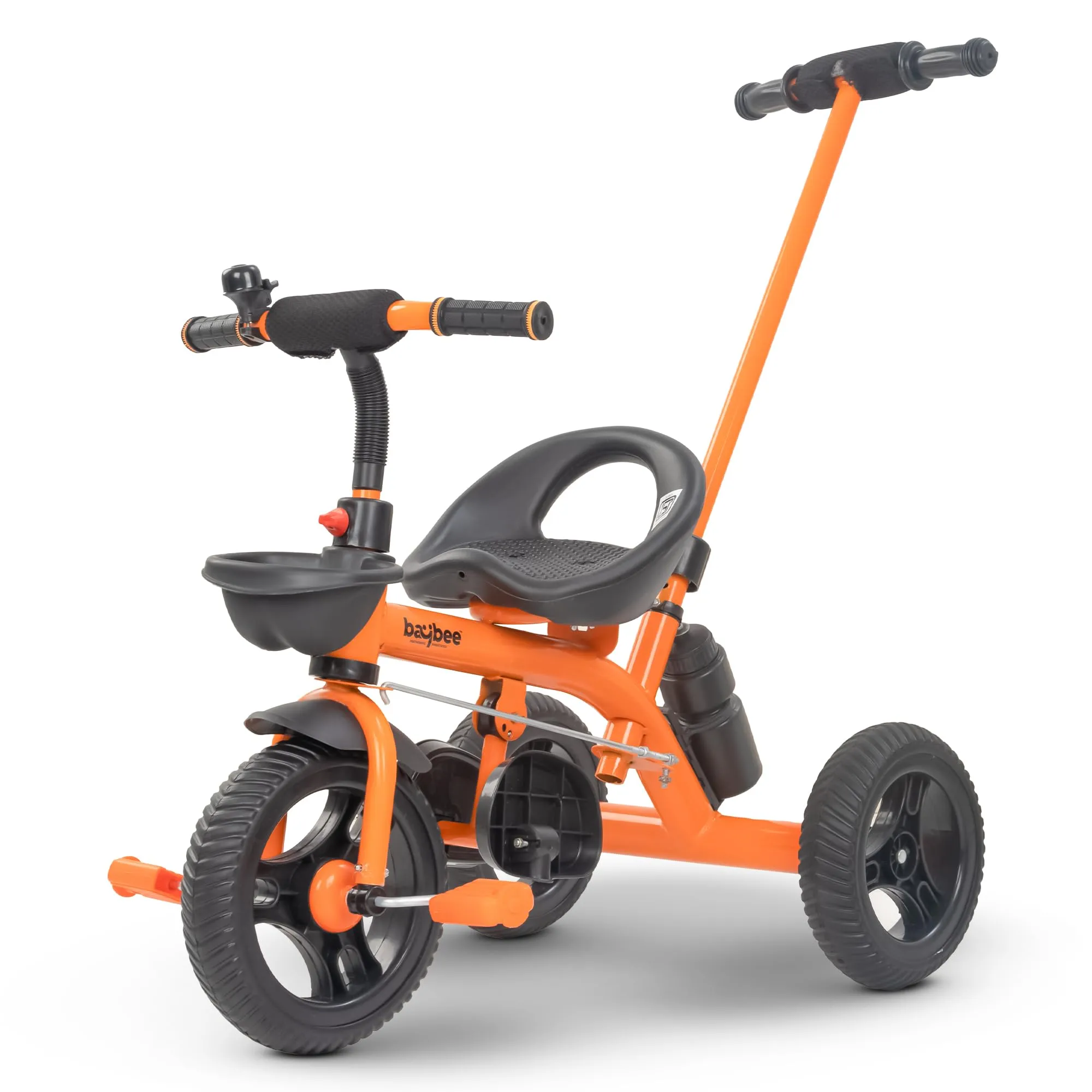 Baybee Triker 2 in 1 Baby Tricycle for Kids, Smart Kids Tricycle with Parental Push Handle, Eva Wheels, Footrest & Baskets