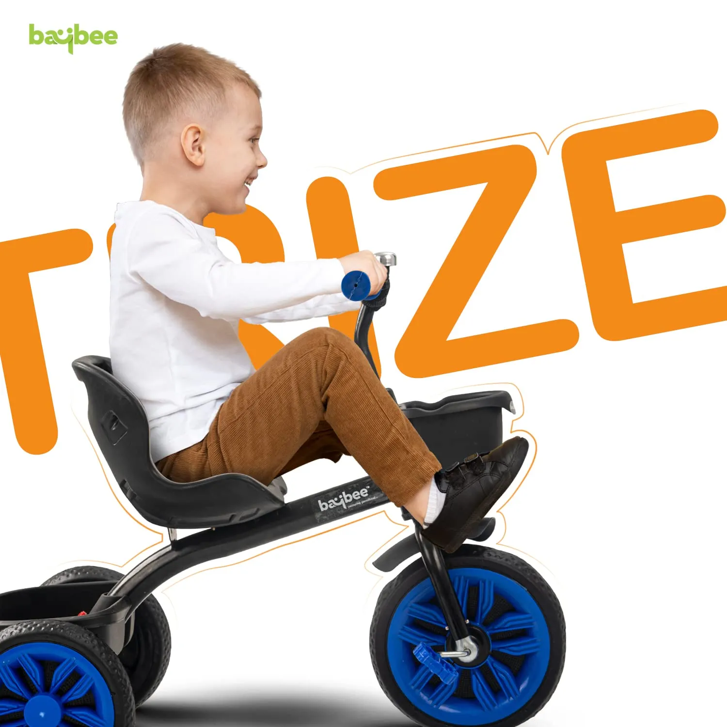 Baybee Trize Baby Tricycle for Kids, Smart Plug & Play Kids Tricycle