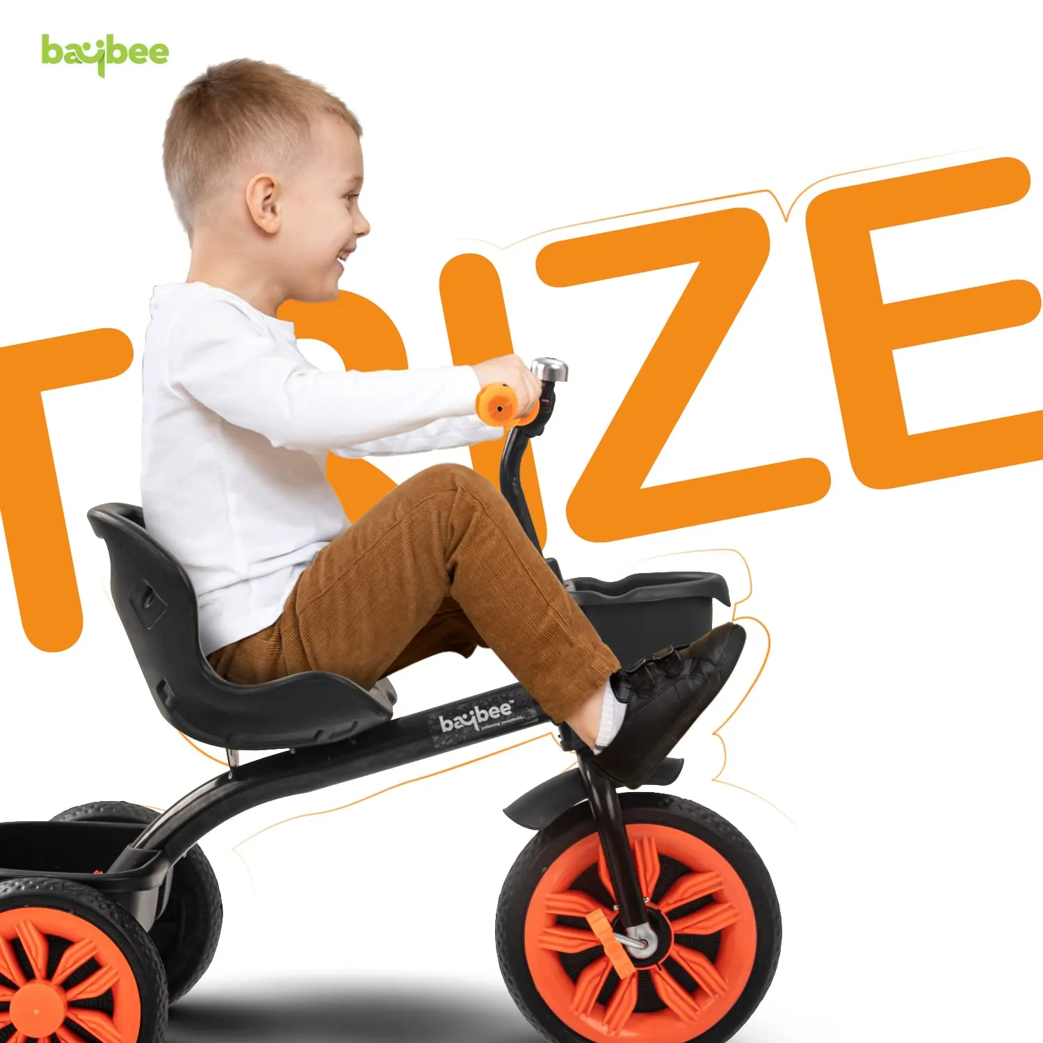 Baybee Trize Baby Tricycle for Kids, Smart Plug & Play Kids Tricycle