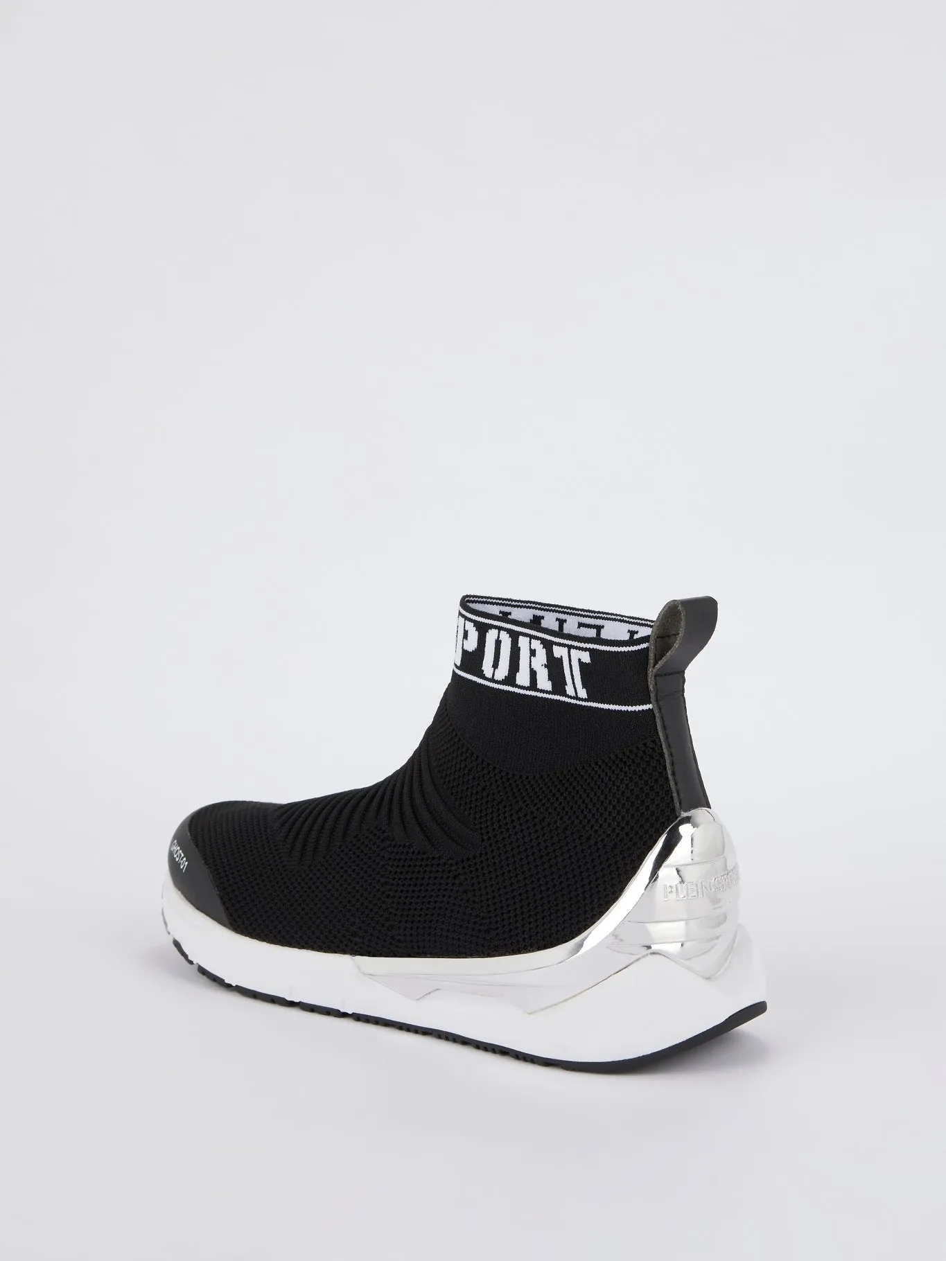 Black High Top Sock Sneakers