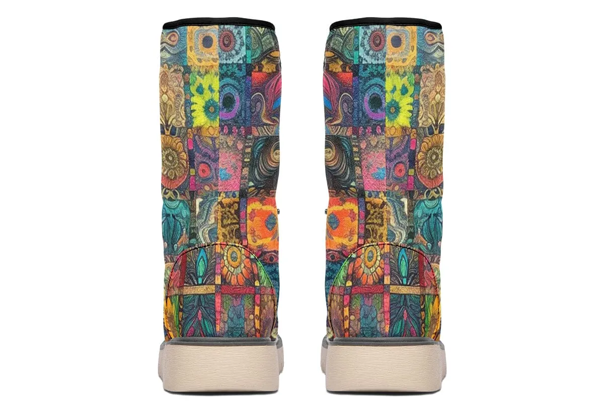 Blotter Quilt Moon Boots