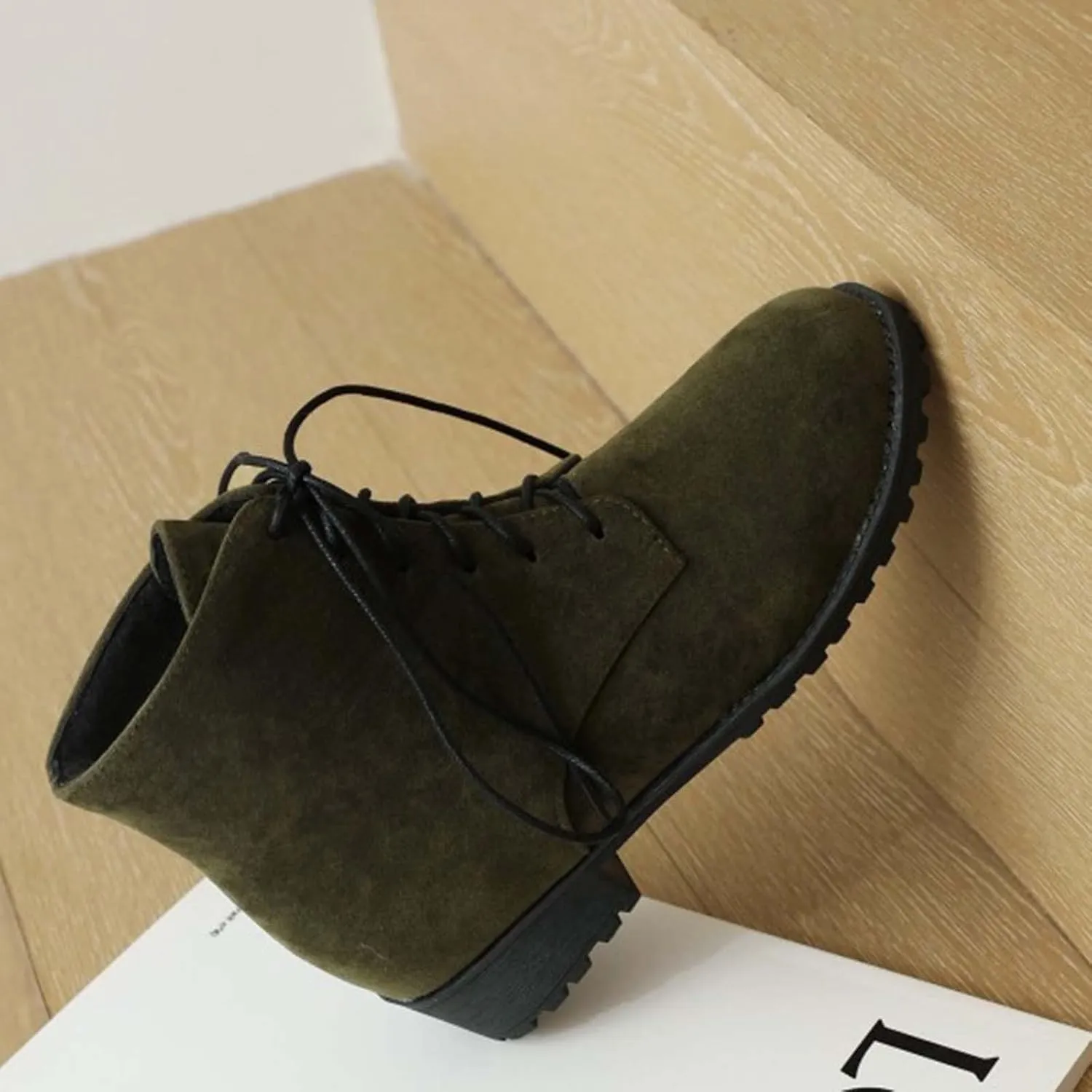 Booties for Women Ankle Women's Booties Low Heel Mens Low Cut Boots Hiking Boot Laces Men Comfy Soft Cover Heel Square Toe Slip On Side Zipper