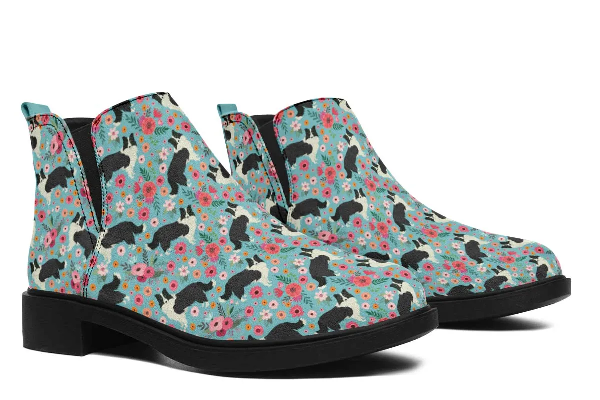 Border Collie Flower Neat Vibe Boots