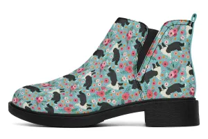 Border Collie Flower Neat Vibe Boots