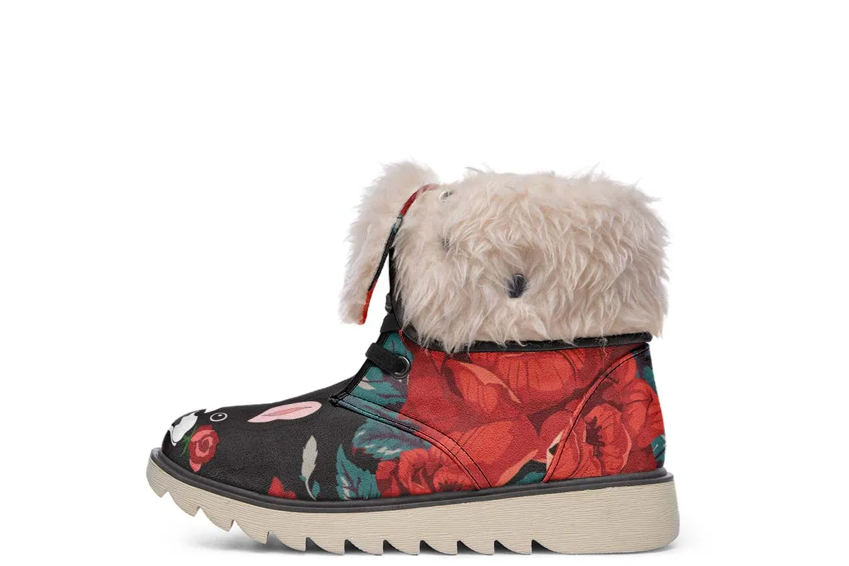 Boston Terrier Rose Polar Vibe Boots