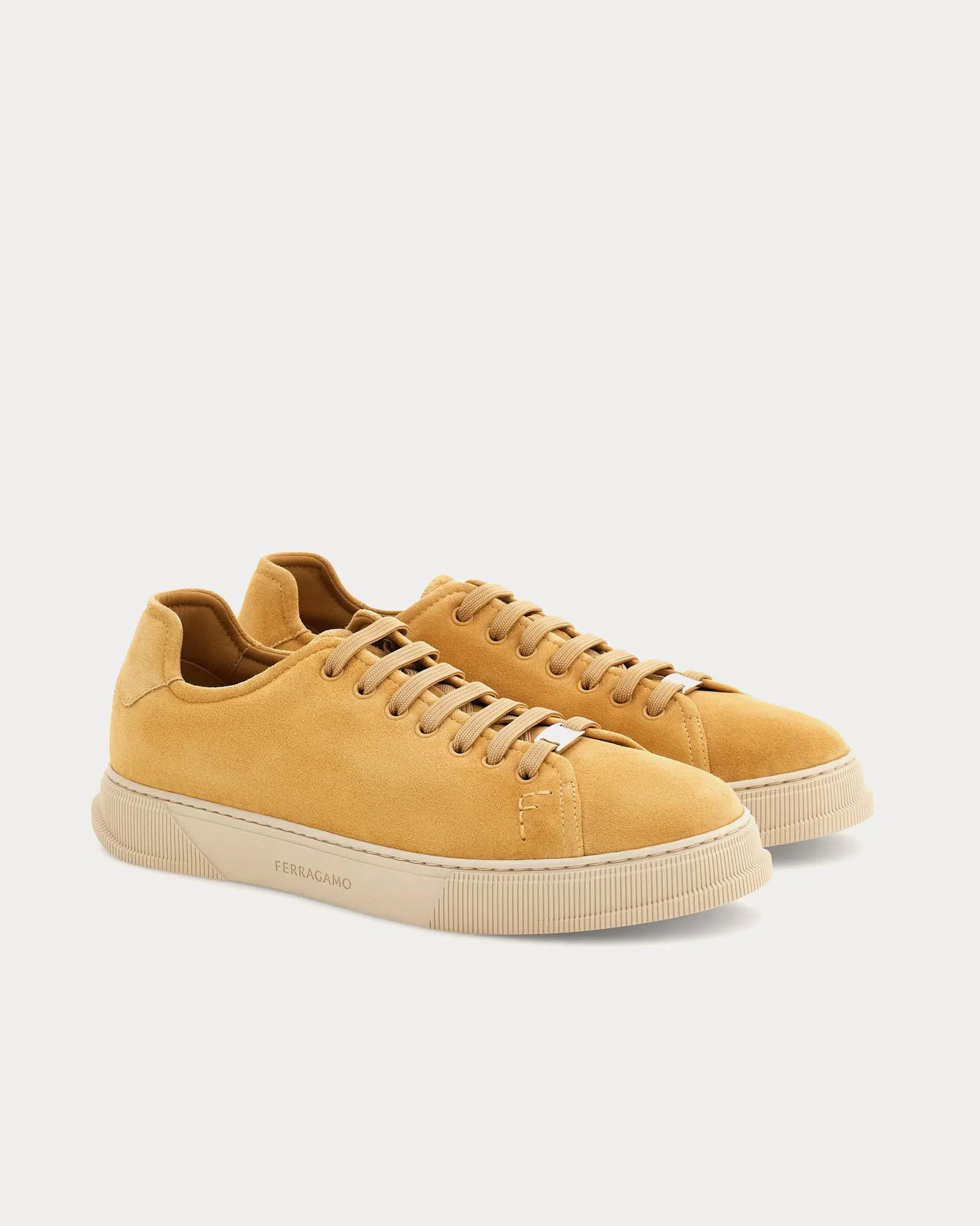 Calfskin Leather & Suede Dune Low Top Sneakers