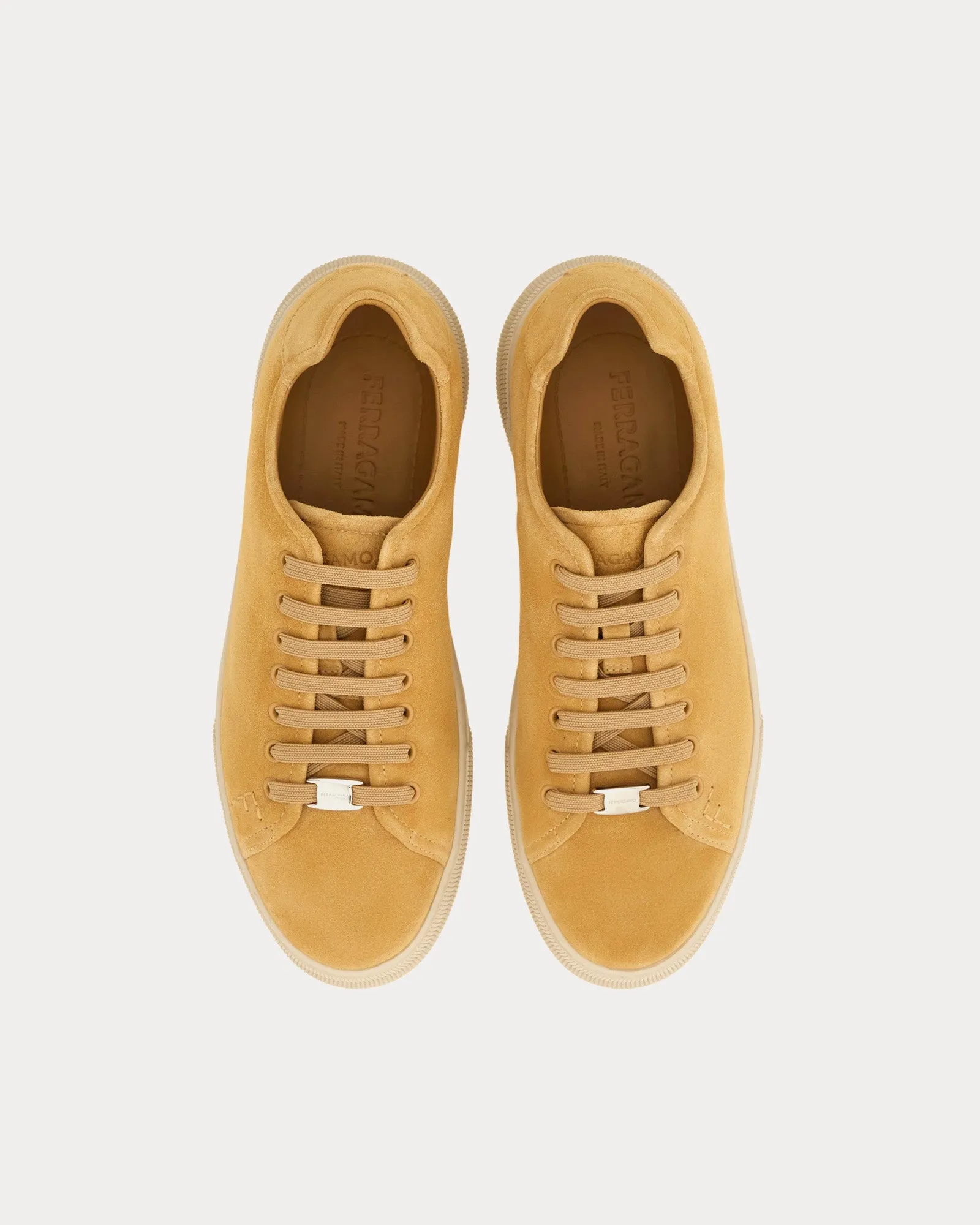 Calfskin Leather & Suede Dune Low Top Sneakers