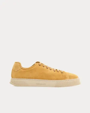 Calfskin Leather & Suede Dune Low Top Sneakers