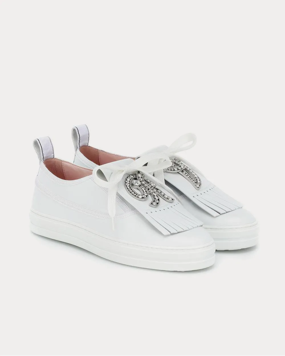Call Me Vivier leather Bianco Slip On Sneakers