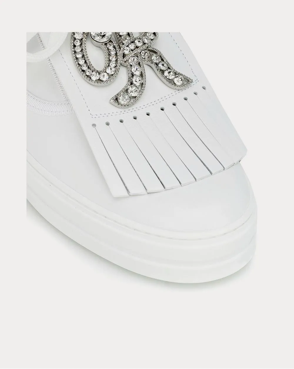 Call Me Vivier leather Bianco Slip On Sneakers