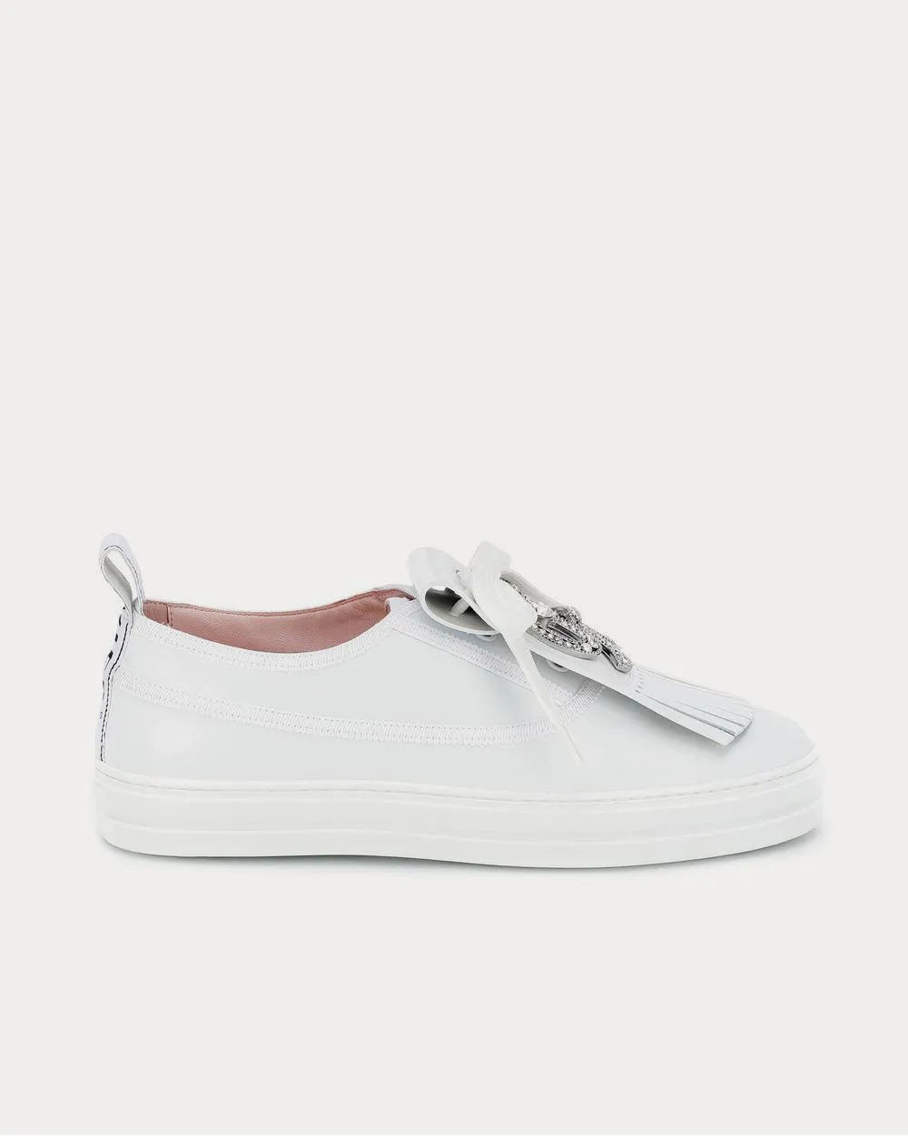 Call Me Vivier leather Bianco Slip On Sneakers