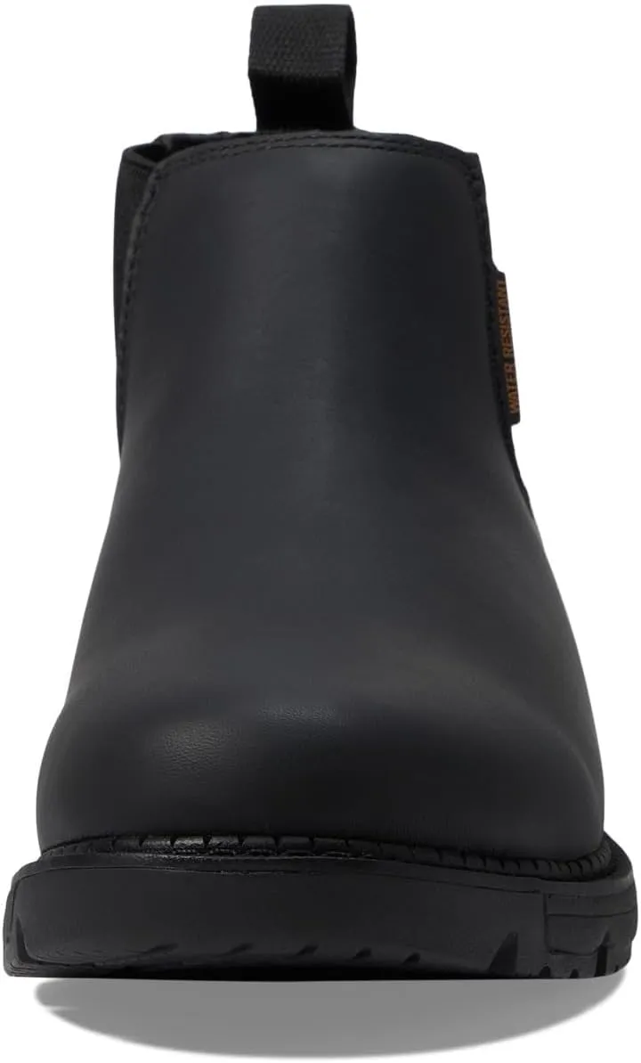 Carhartt Millbrook Water Resistant Romeo Wedge Boot - Work Boots for Men in Brown Oil Tanned Leather, with 4" Shaft, Cement Construction, FastDry, and Slip Resistant & Electrical Hazard Resistant