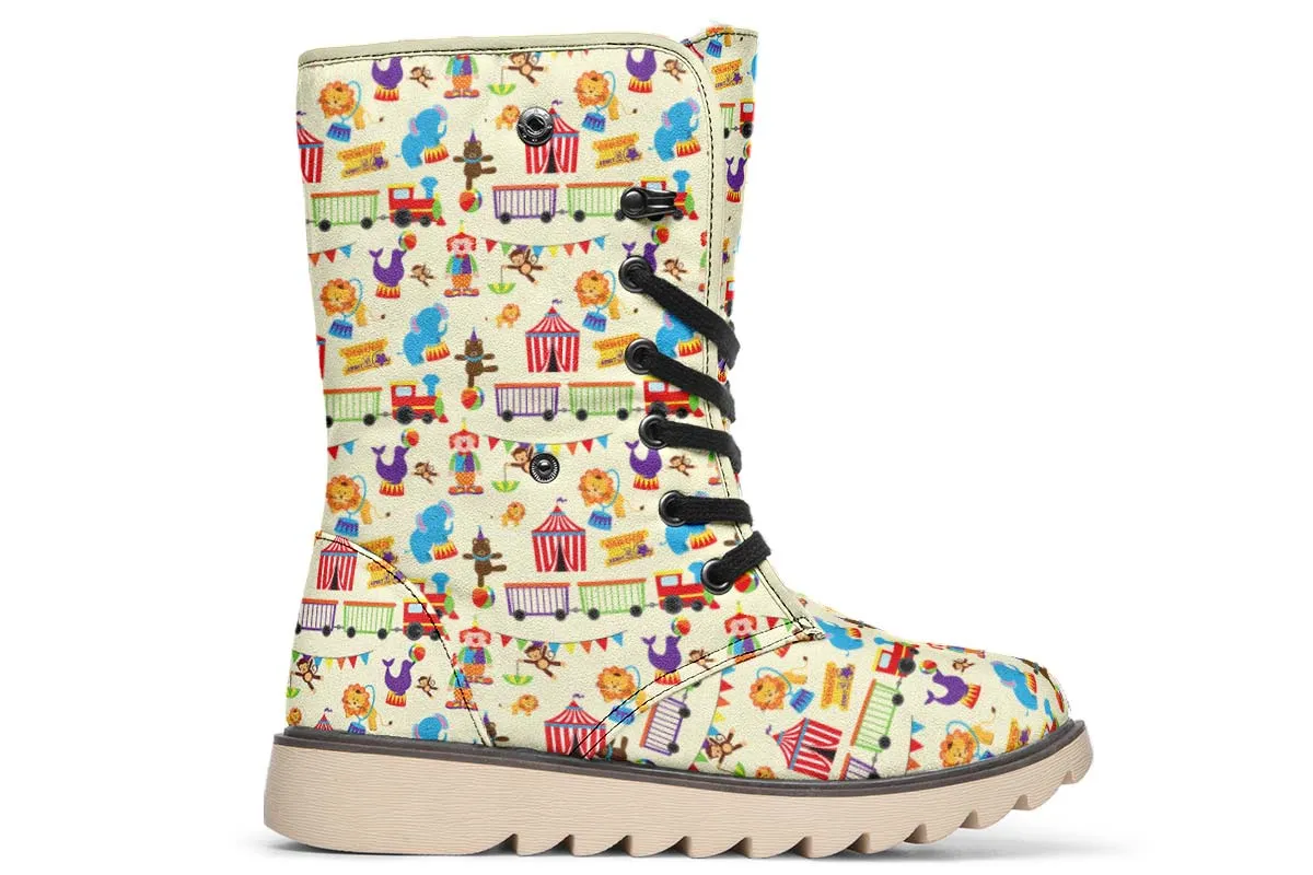 Circus Pattern Polar Vibe Boots