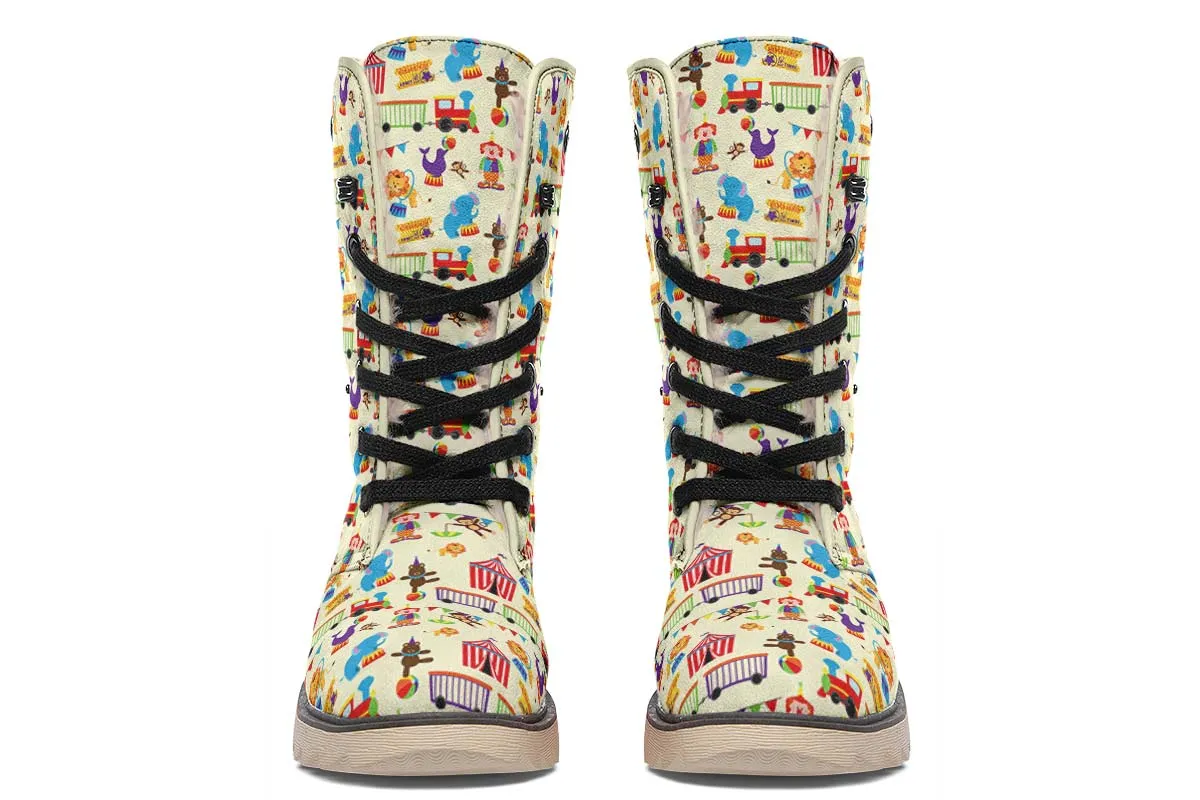 Circus Pattern Polar Vibe Boots