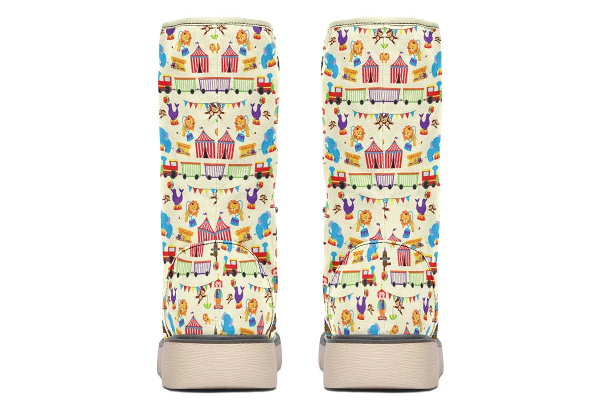 Circus Pattern Polar Vibe Boots