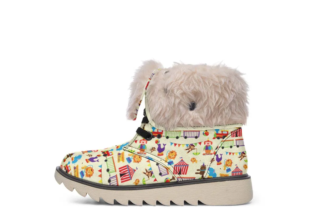 Circus Pattern Polar Vibe Boots