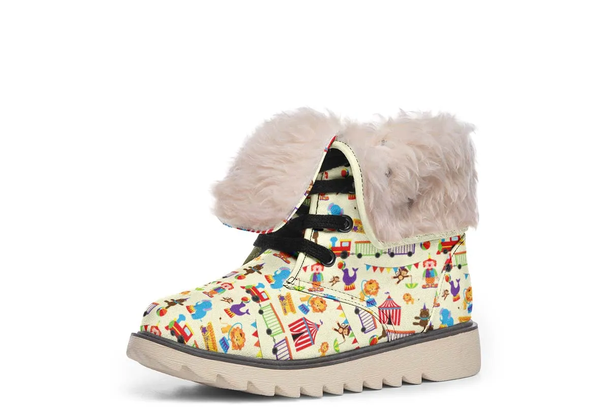 Circus Pattern Polar Vibe Boots