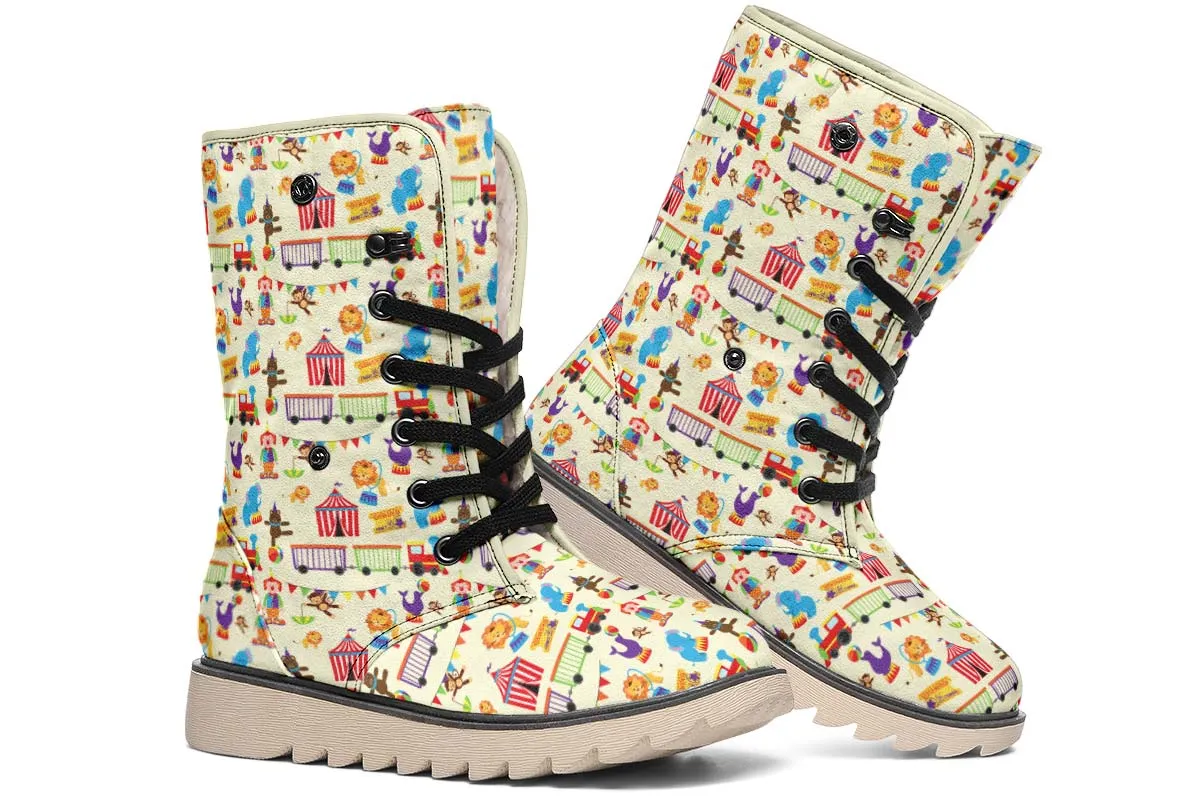 Circus Pattern Polar Vibe Boots