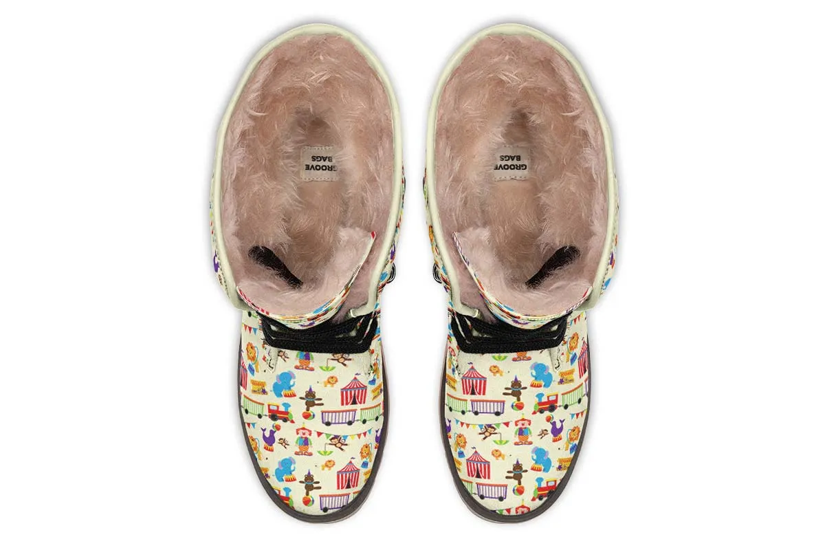 Circus Pattern Polar Vibe Boots