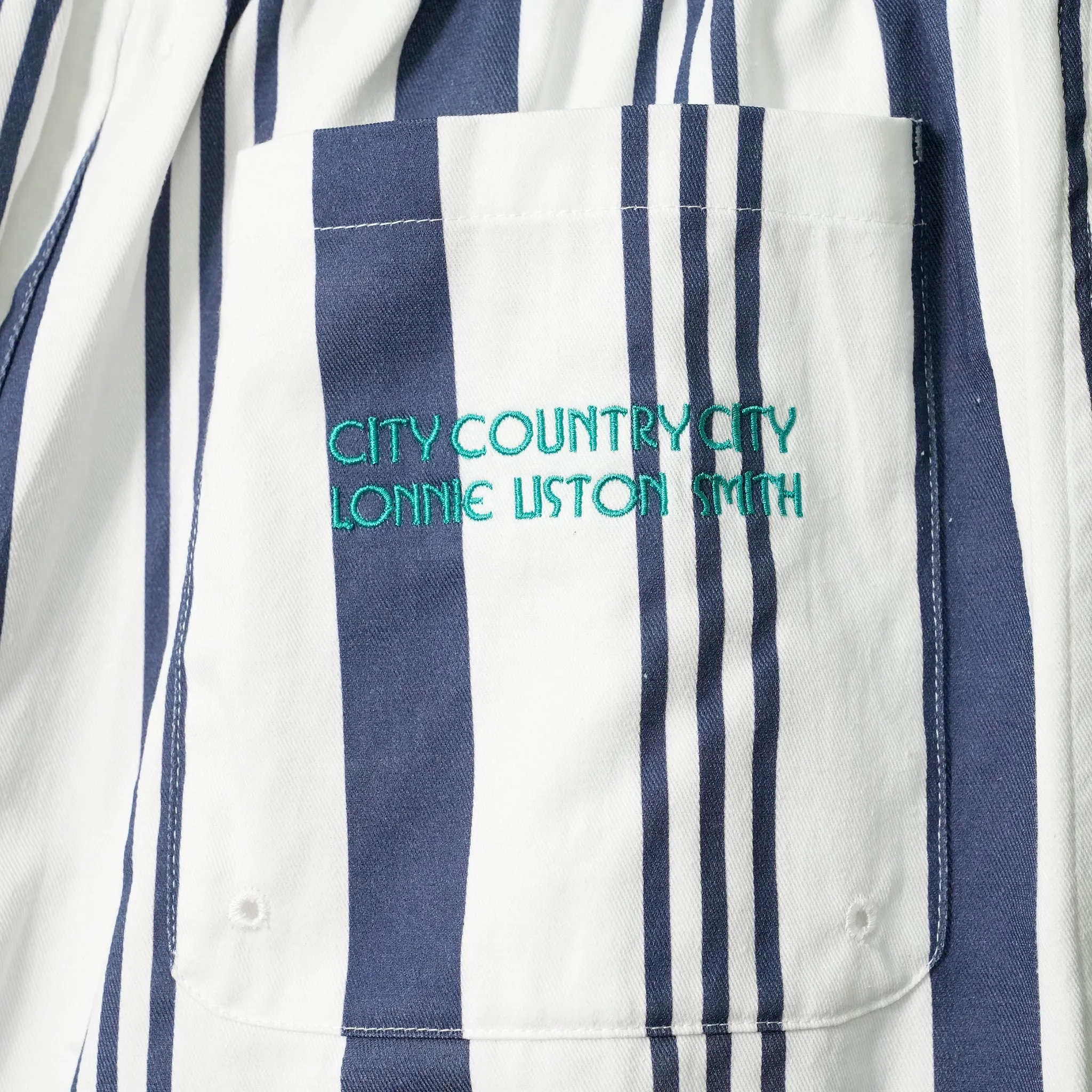 CITY COUNTRY CITY x LONNIE LISTON SMITH EASY PANTS LONNIE STR IPE / NAVY/WHITE