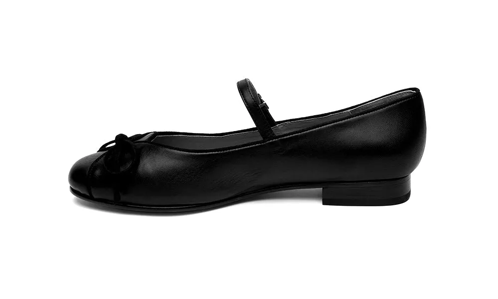 Claud Vintage Flats Wide (Black)