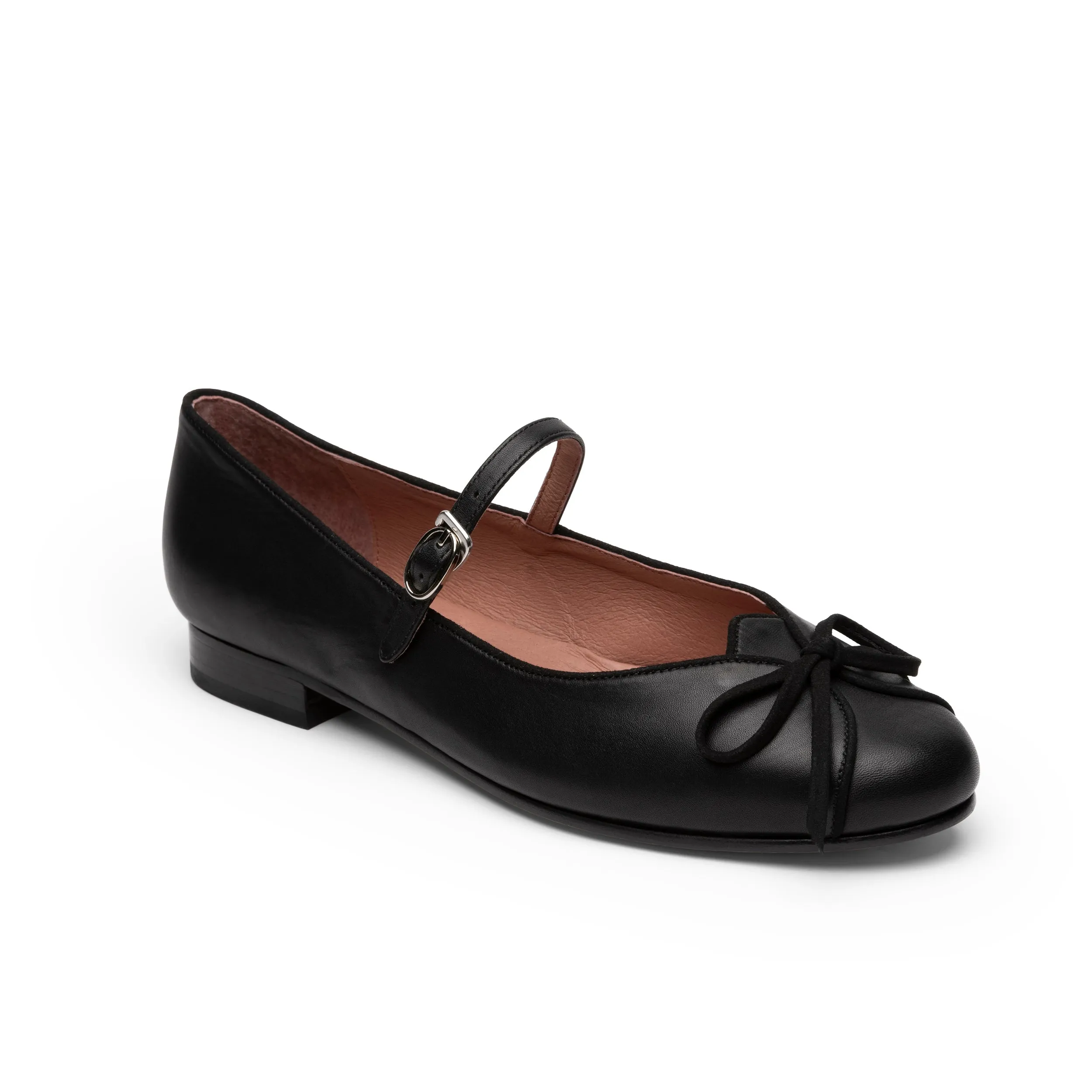 Claud Vintage Flats Wide (Black)