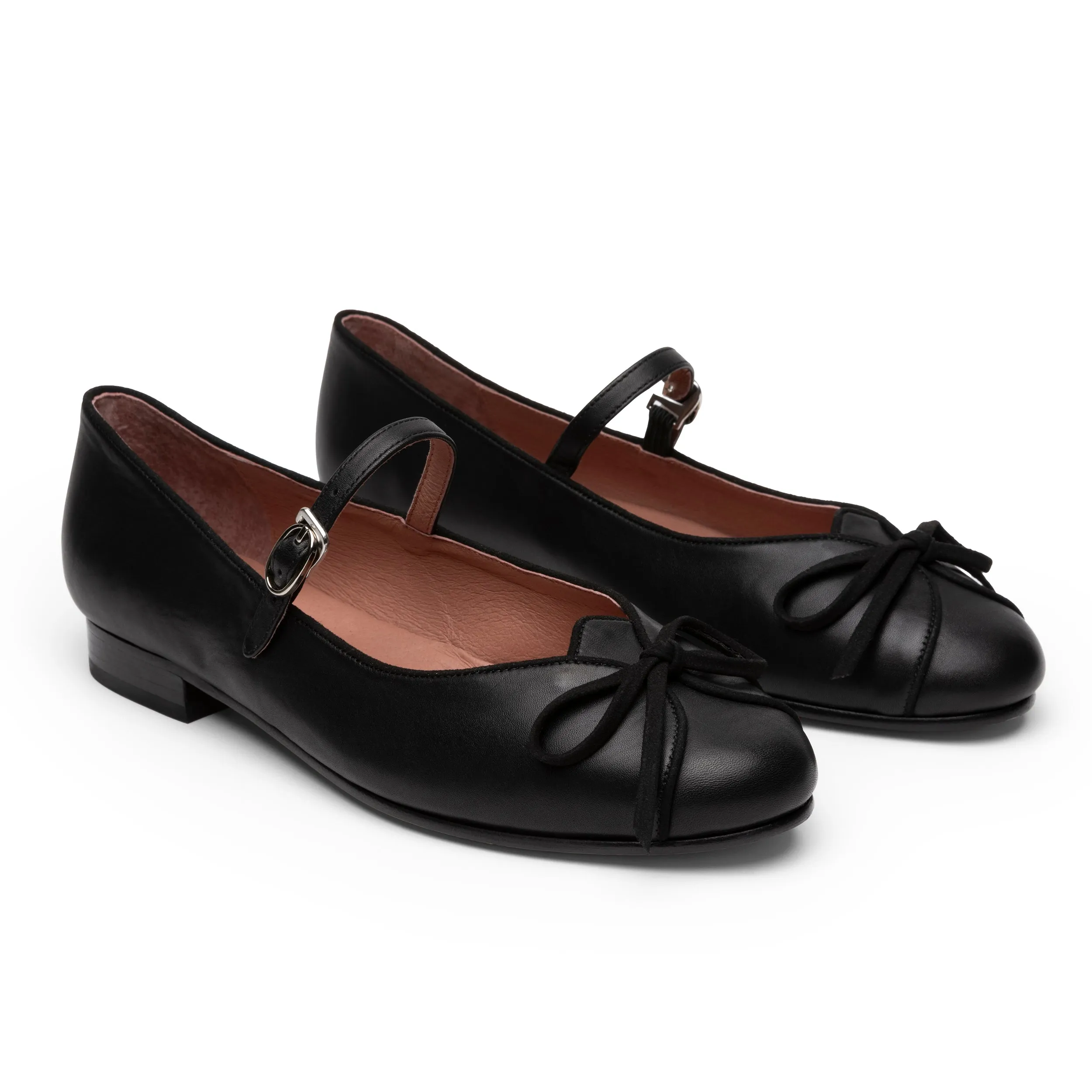 Claud Vintage Flats Wide (Black)
