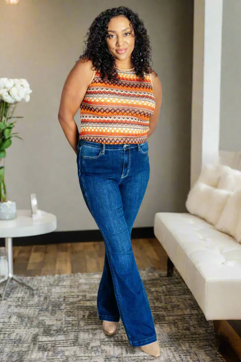 Colorful Knit Tank in Neutrals