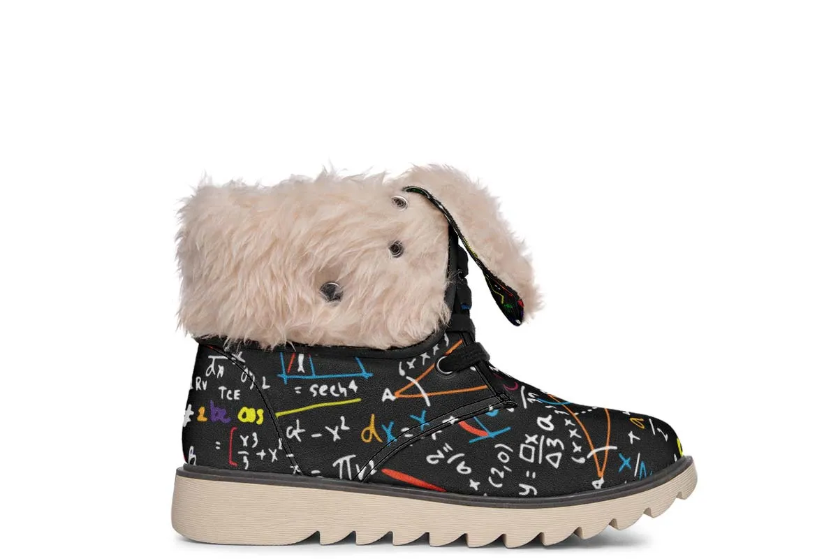 Colorful Math Equation Polar Vibe Boots