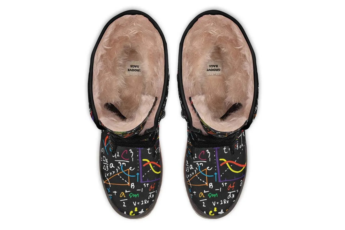 Colorful Math Equation Polar Vibe Boots