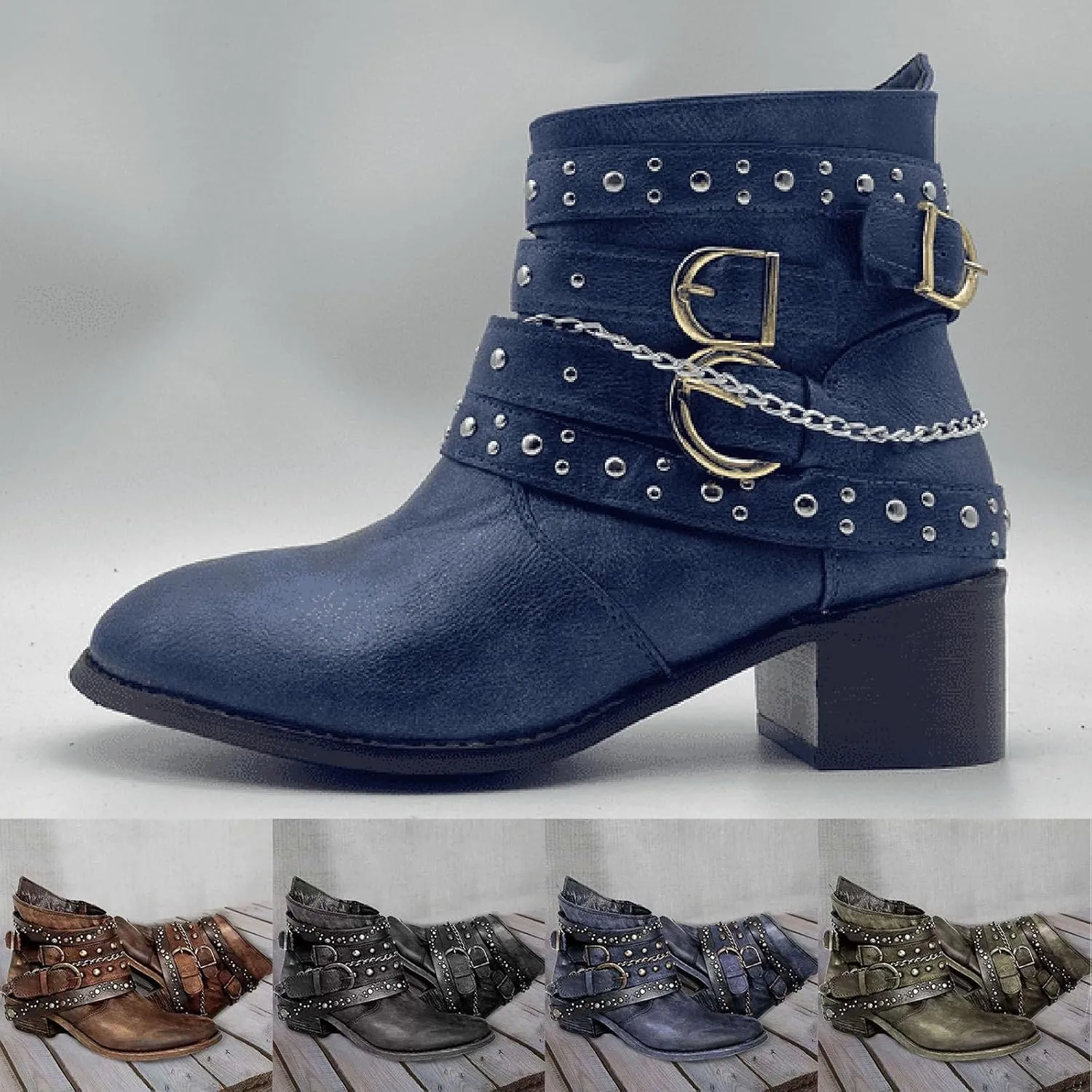 Combat Boots Womens Ankle Ankle Booties for Women Dressy Womens Fashion Boots Fall Work Boot Shoe Laces Men Fashion Round Toe Lug Sole Low Heel Chelsea Fashion